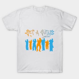 fanart silhouette of the group riize in the get a guitar era T-Shirt